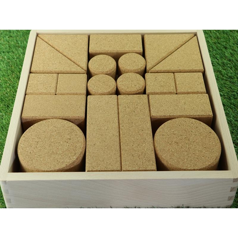 KOIDE 日本製木のおもちゃ コルク積木 K38 : KOIDE 木のおもちゃ