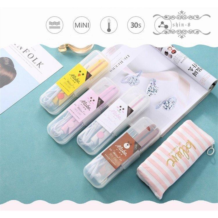 ヘアアイロン 可愛い ミニヘアアイロン 2way ストレート カール対応 ハンディータイプ 携帯便利 Jxdaodykyo 家電 Valleymill Com