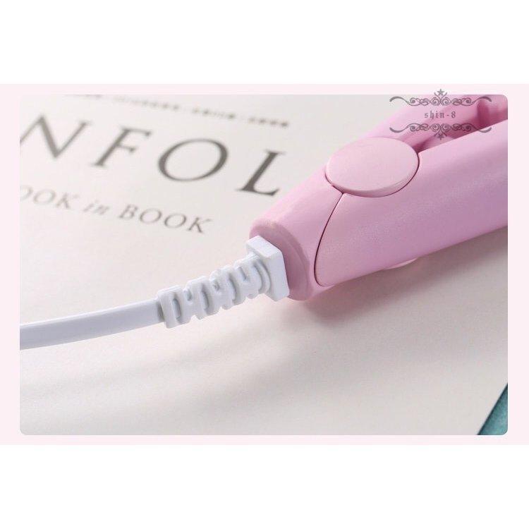 ヘアアイロン 可愛い ミニヘアアイロン 2way ストレート カール対応 ハンディータイプ 携帯便利 Jxdaodykyo 家電 Valleymill Com