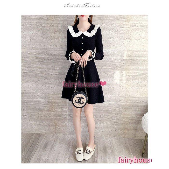 福袋特集 22 長袖 40代 秋冬 ニットワンピースレディース ワンピース 30代50代 着痩せ 大人可愛い オシャレ韓国風 ロング 配色ニットインナー 膝丈ニットスカートaライン ワンピース サイズ M Www Raviwebcoding Com