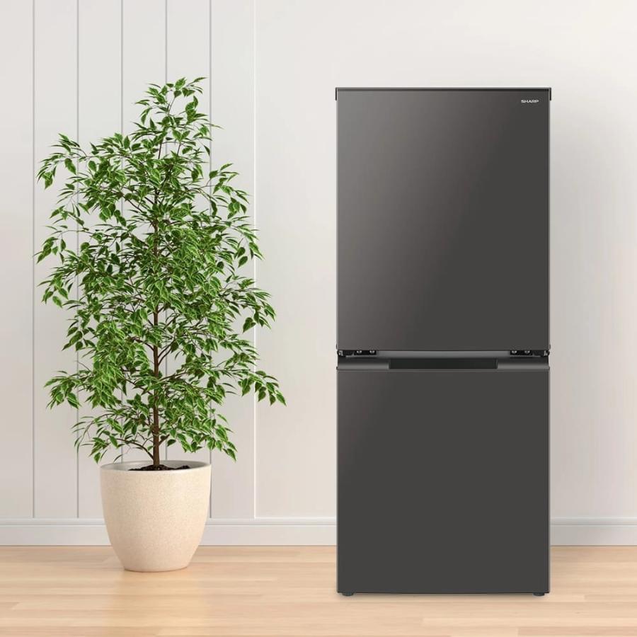 SHARP冷蔵冷凍庫SJ-D15P-Hマットダークグレー※一部地域配送設定無料 SHARP（シャープ） SJ-D15P-H (マットダークグレー ）シャープ 冷蔵庫