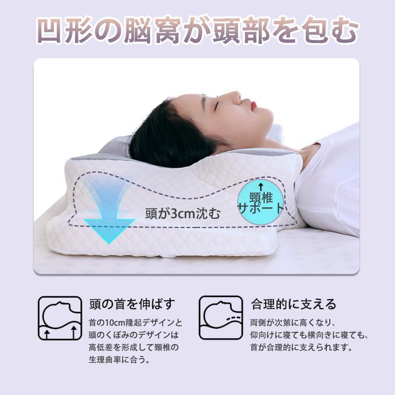 2026最新 枕 人間工学 マクラ 首こり 首枕 ピロー 低反発枕 安眠枕