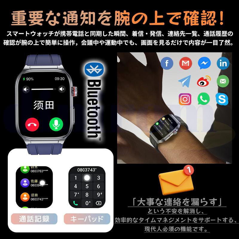 2026最新 スマートウォッチ ケットウ値 血圧測定 心拍数 血中酸素 ECG