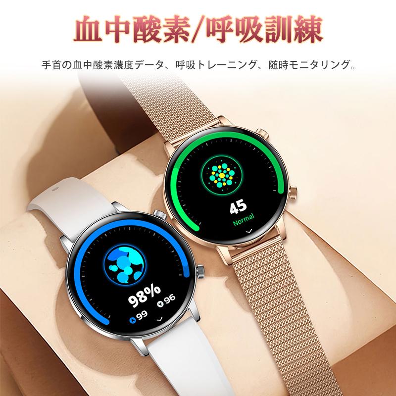 スマートウォッチ 健康管理 スポーツウォッチ 通話機能付き 日本製