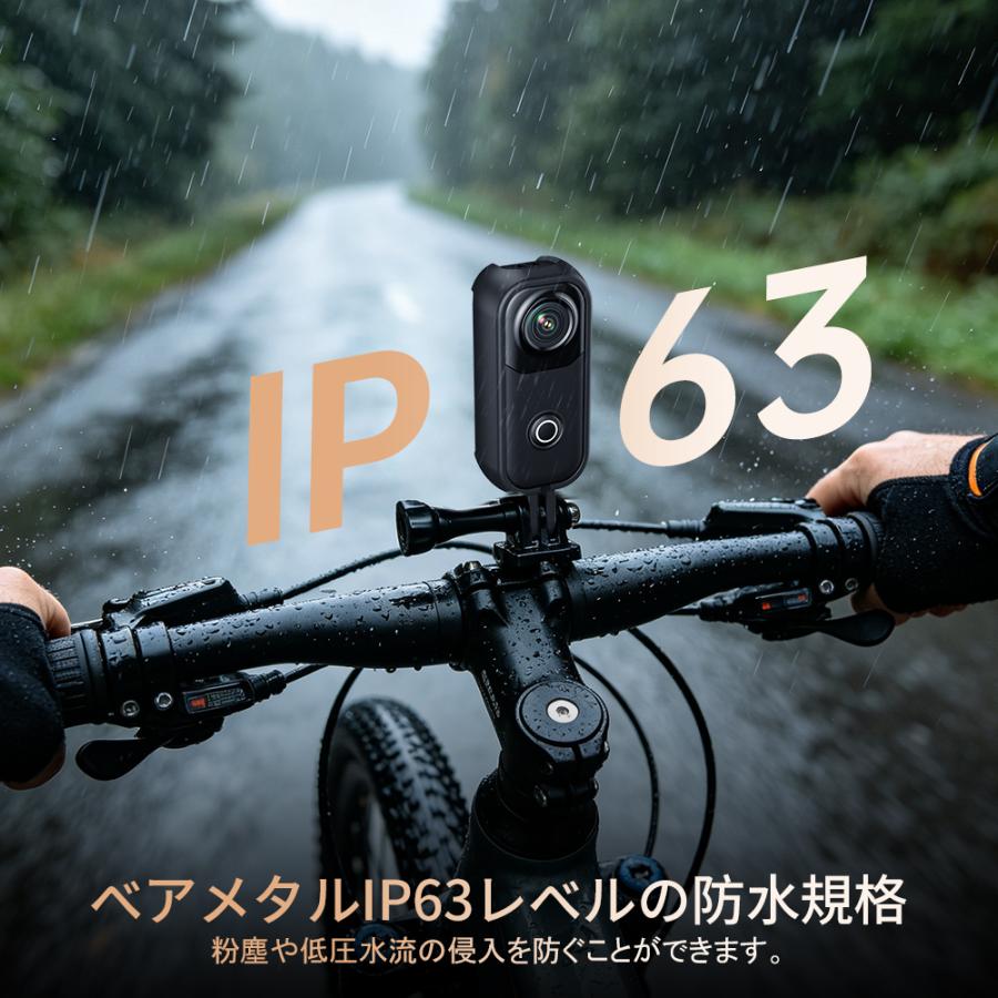 アクションカメラ 広角小型Vlogビデオカメラ ウェアラブルカメラ WiFi