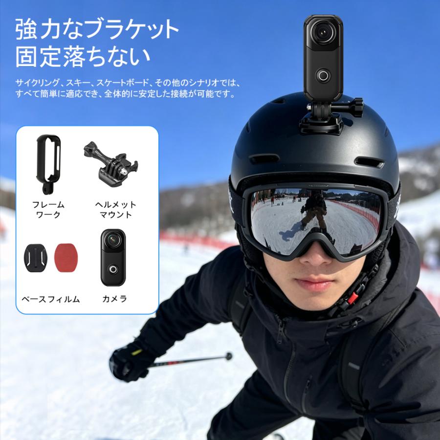 アクションカメラ 広角小型Vlogビデオカメラ ウェアラブルカメラ WiFi