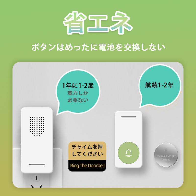 インターホン ドアホン ワイヤレスチャイム チャイム ワイヤレス 玄関