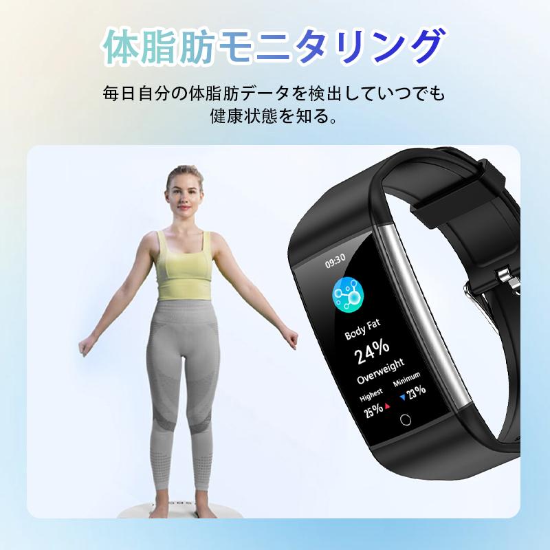 2026最新 スマートウォッチ 24時間健康管理 血圧 ケットウチ 血中酸素 心拍 ECG心電図 尿酸 体組成 着信通知 歩数計 睡眠管理 爆買 | ブランド登録なし | 15