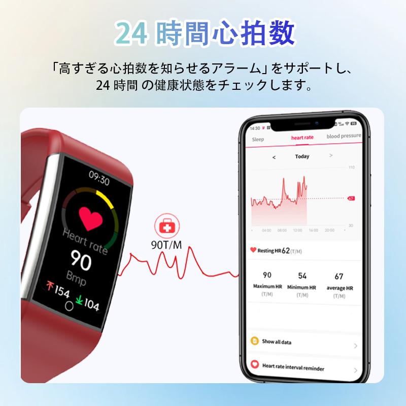 2026最新 スマートウォッチ 24時間健康管理 血圧 ケットウチ 血中酸素 心拍 ECG心電図 尿酸 体組成 着信通知 歩数計 睡眠管理 爆買 | ブランド登録なし | 07