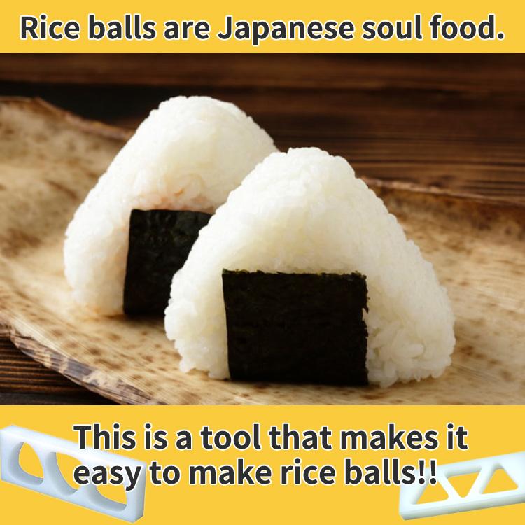 Onigiri Mold A-TYPE 3-holes L-size _ Rice Ball Mold _ Onigiri Mold Triangle _ Onigiri maker _ OMUSUBI ONIGIRI Shaper Bento |  | 01