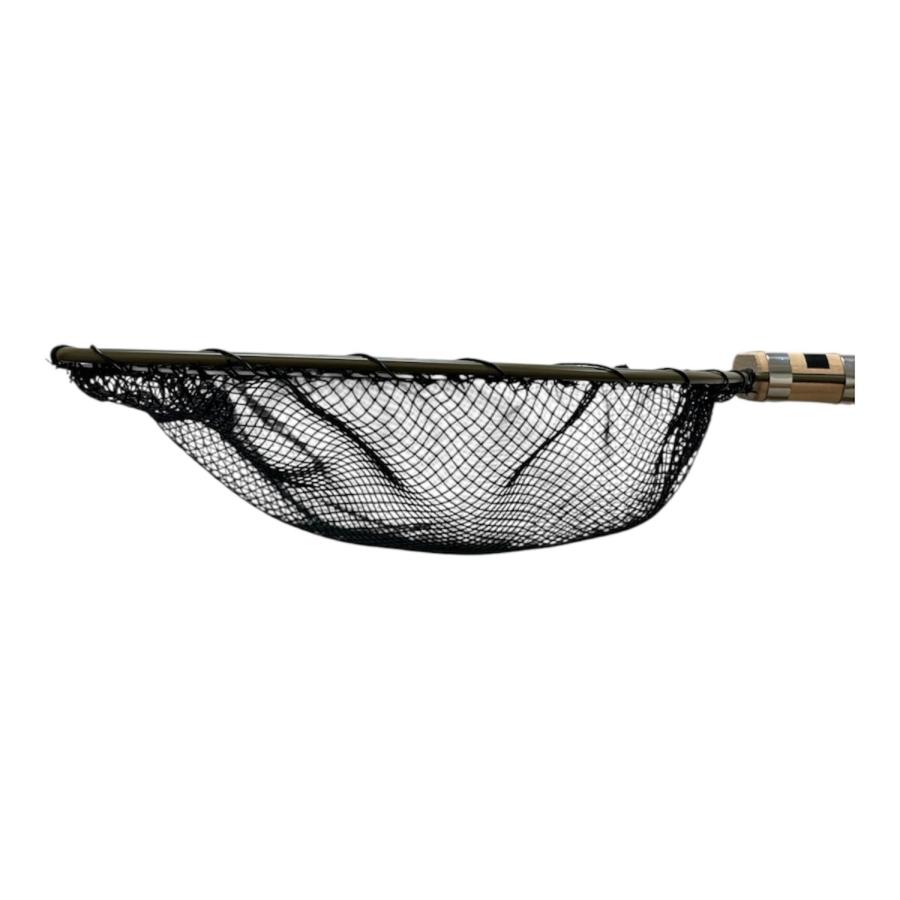 松田漁具 選別 タモ網 金魚 錦鯉用 (直径27cm・柄長15cm・網目3mm) No