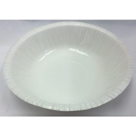  コロシアム 10枚セット プレート20cm/ボウル15cm 白 ペーパーボウル15cm 約410ml 紙ボウル皿 白無地 20枚入り 業務用