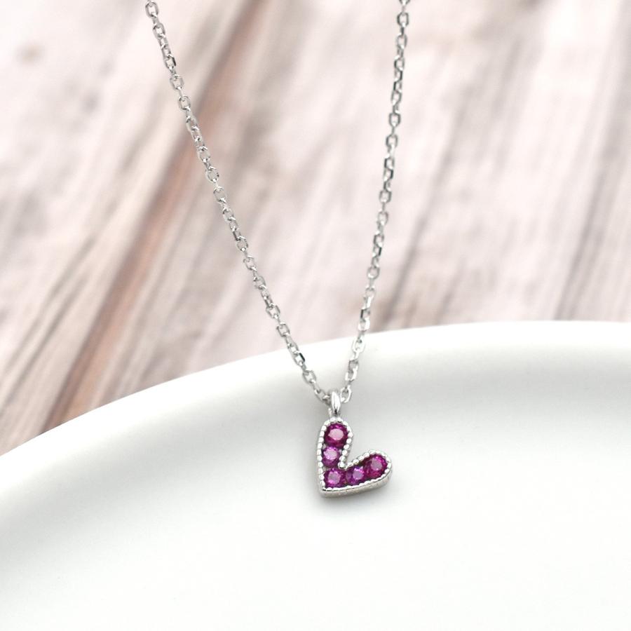 ネックレス レディース 大人 可愛い ハート レッド シンプル シルバー 925 ピンクゴールド 代 30代 40代 50代 金属アレルギー対応 送料無料 0470 恋する雑貨屋 通販 Yahoo ショッピング