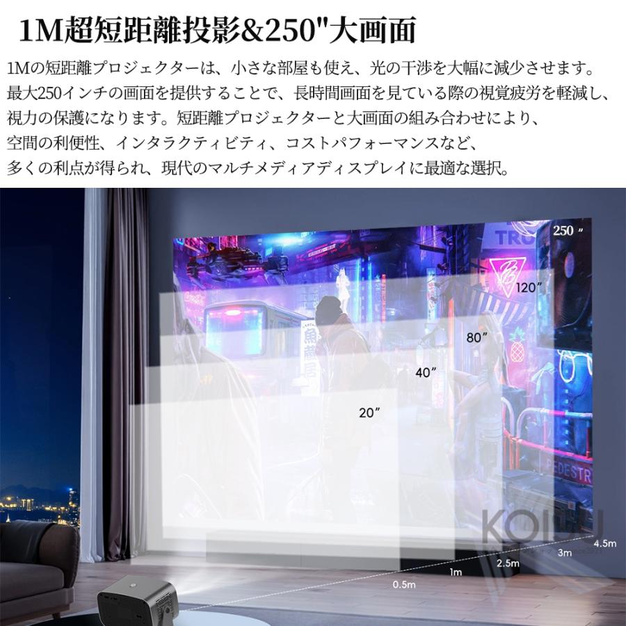 プロジェクター 家庭用 小型 天井投影 4K対応 電動フォーカス プロジェクター 家庭用 小型 天井投影 4K対応 電動フォーカス