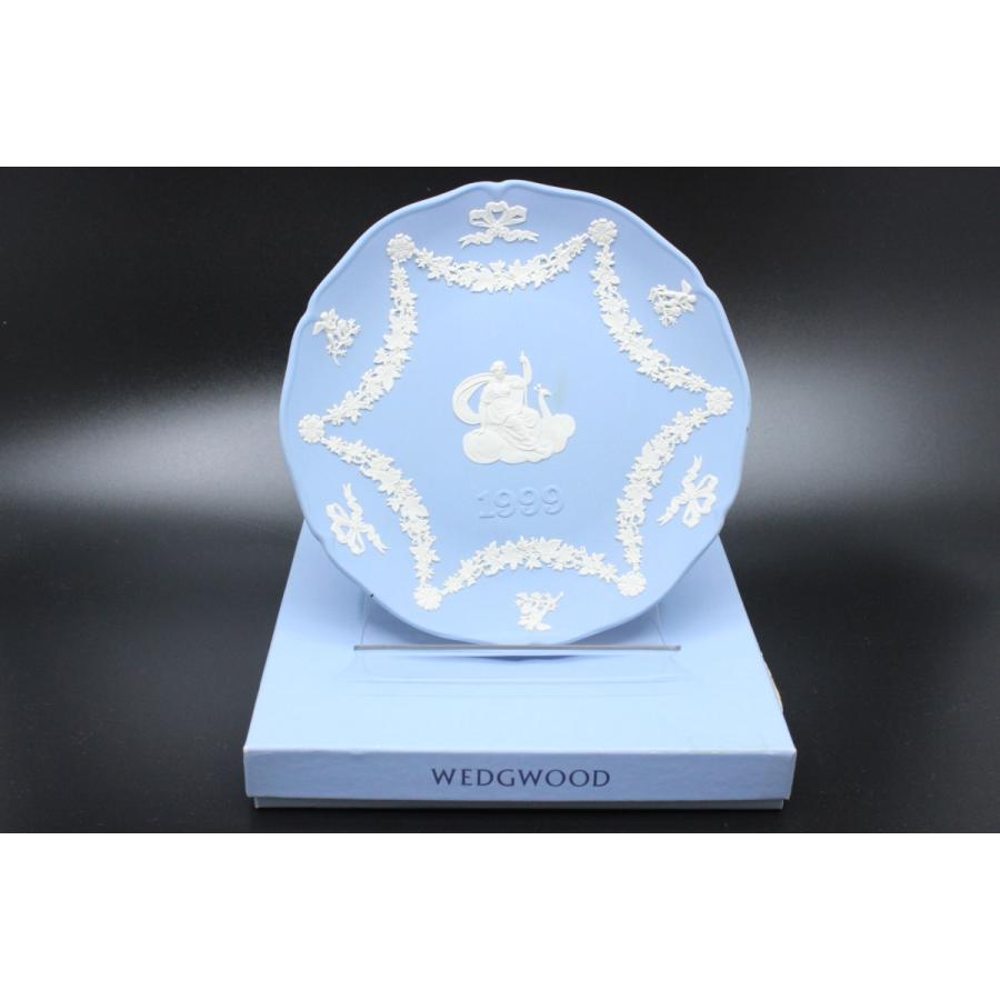 WEDGWOOD ウェッジウッド イヤープレート 1999 ブルー ジャスパー 