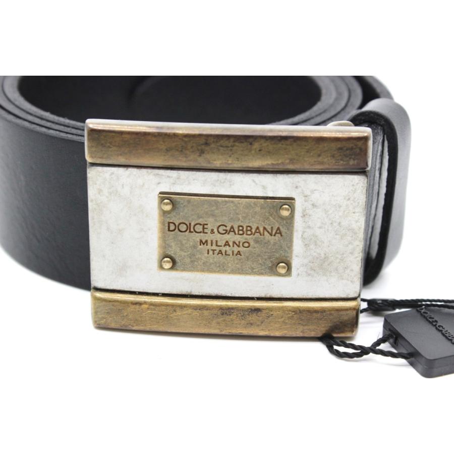 DOLCE&GABBANA ドルチェ＆ガッバーナ ベルト BC3031 メンズ ブラック 