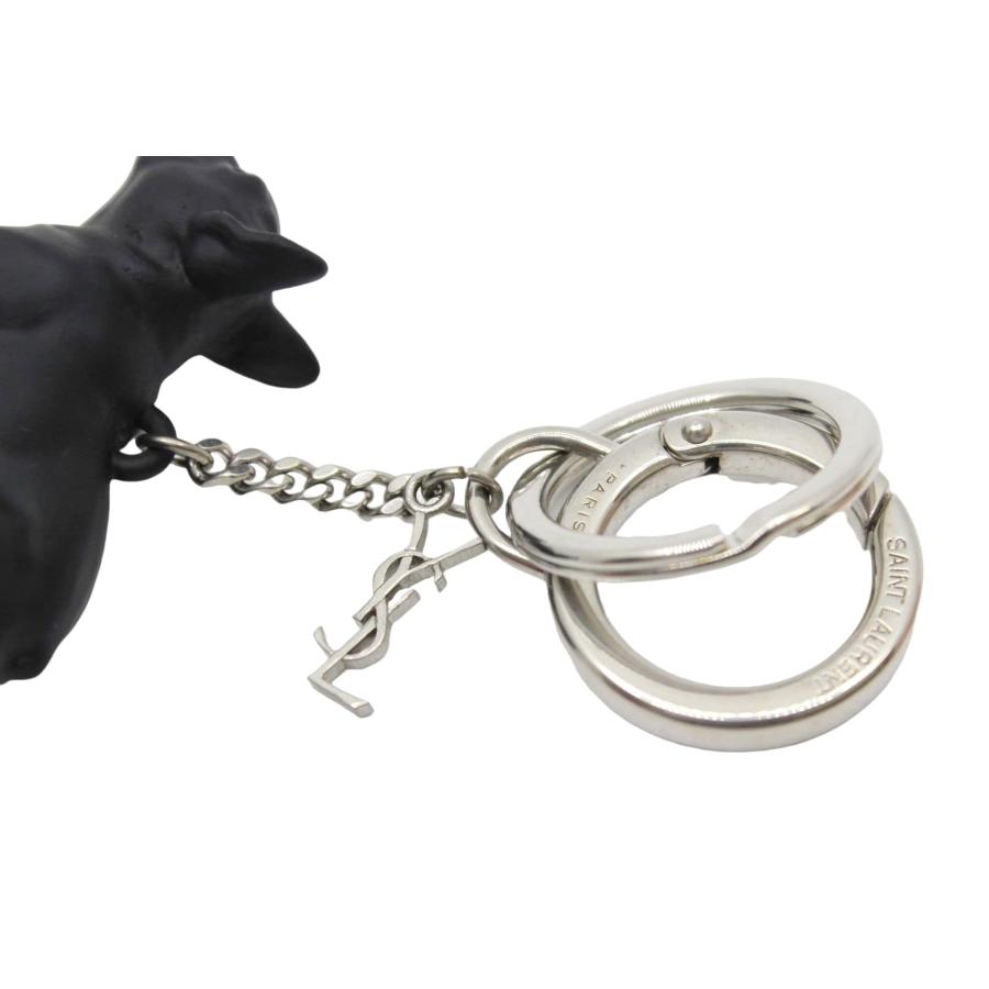 SAINT LAURENT サンローラン キーリング ドッグ 犬 イヌ SAINT LAURENT サンローラン キーリング ドッグ 犬 イヌ