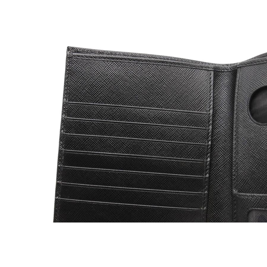 PRADA プラダ カードケース パスポート カバー 2M0839 ブラック 
