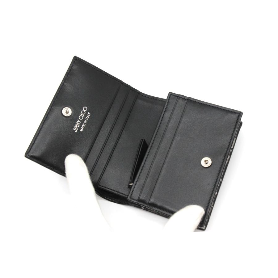 JIMMY CHOO ジミーチュウ 二つ折り財布 コンパクトウォレット HANNE  