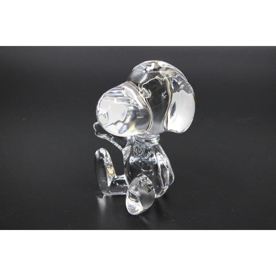 新品】バカラスヌーピーオブジェ 置物 ウェルカム スヌーピー