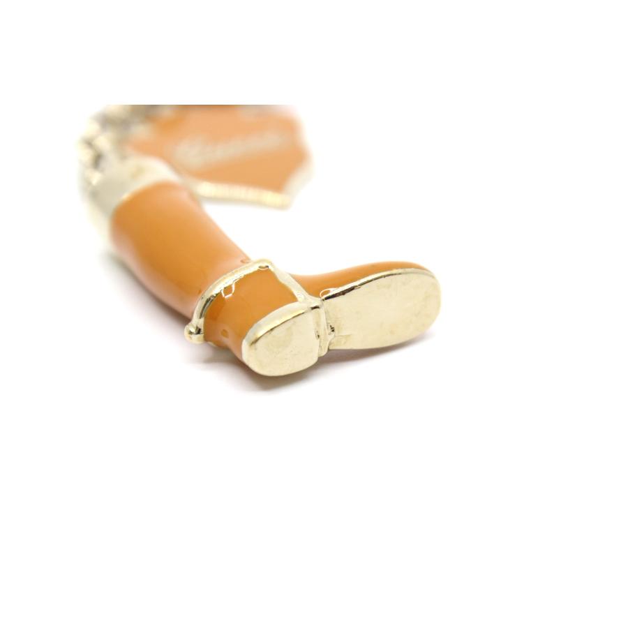 GUCCI グッチ キーホルダー ブーツ 靴 ゴールド金具 レザー GUCCI グッチ キーホルダー ブーツ 靴 ゴールド金具 レザー