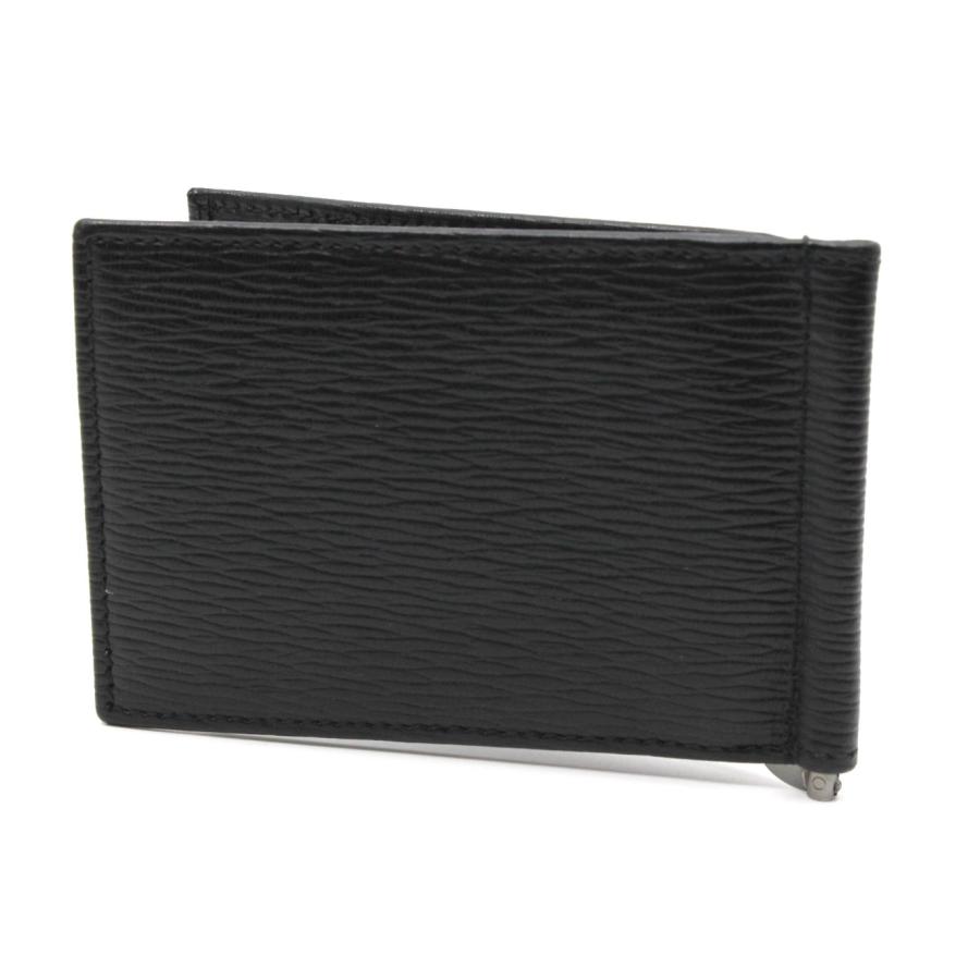 FERRAGAMO フェラガモ マネークリップ付き カードケース ブラック 黒 