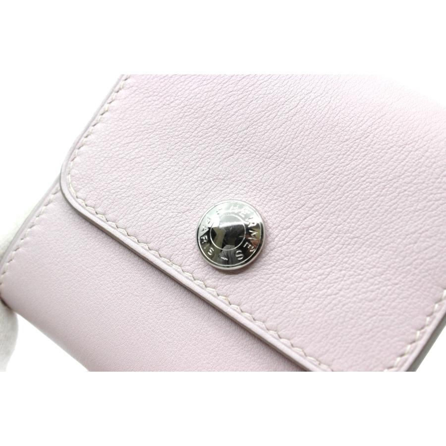 HERMES エルメス ポストイット 付箋ケース シルバー金具 ピンク HERMES エルメス ポストイット 付箋ケース シルバー金具 ピンク