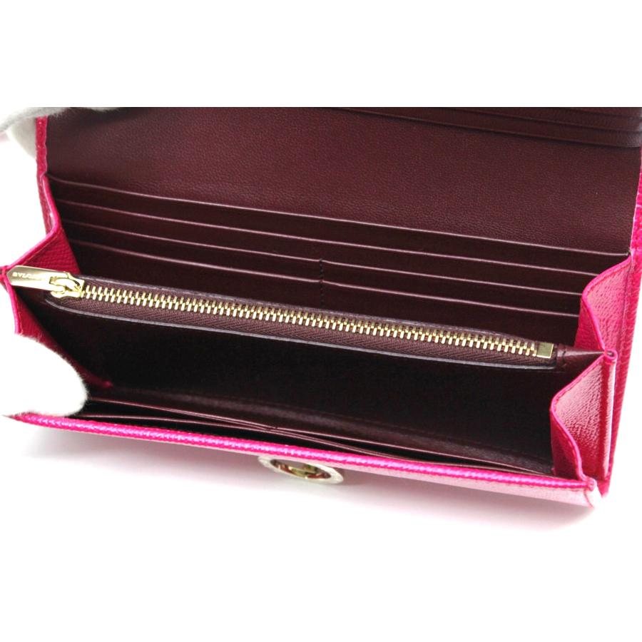 BVLGARI ブルガリ 293175 二つ折り 長財布 クリップ ピンク系 BVLGARI ブルガリ 293175 二つ折り 長財布 クリップ ピンク系