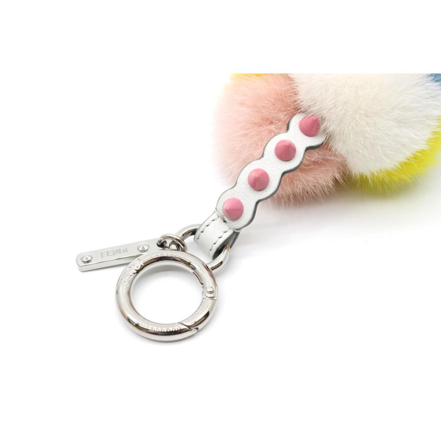 FENDI フェンディ チャーム アイスクリーム 7AR631 スタッズ ピンク系 