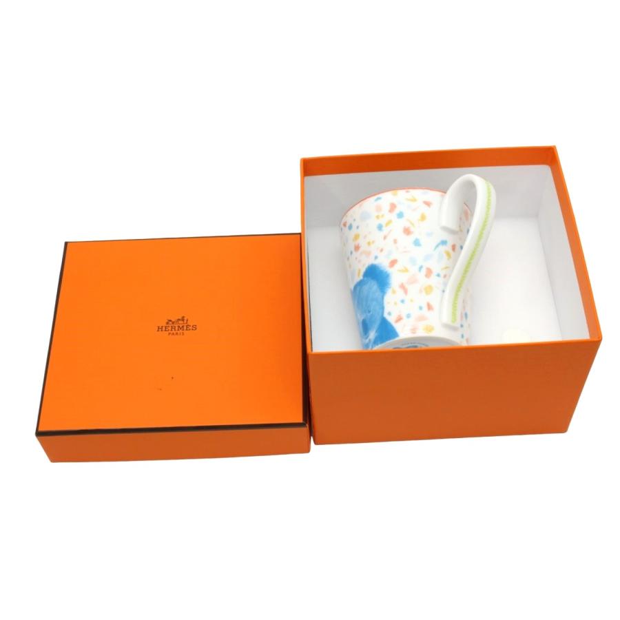 HERMES エルメス コアラ パンダ マグカップ コップ ホワイト 白 HERMES エルメス コアラ パンダ マグカップ コップ ホワイト 白