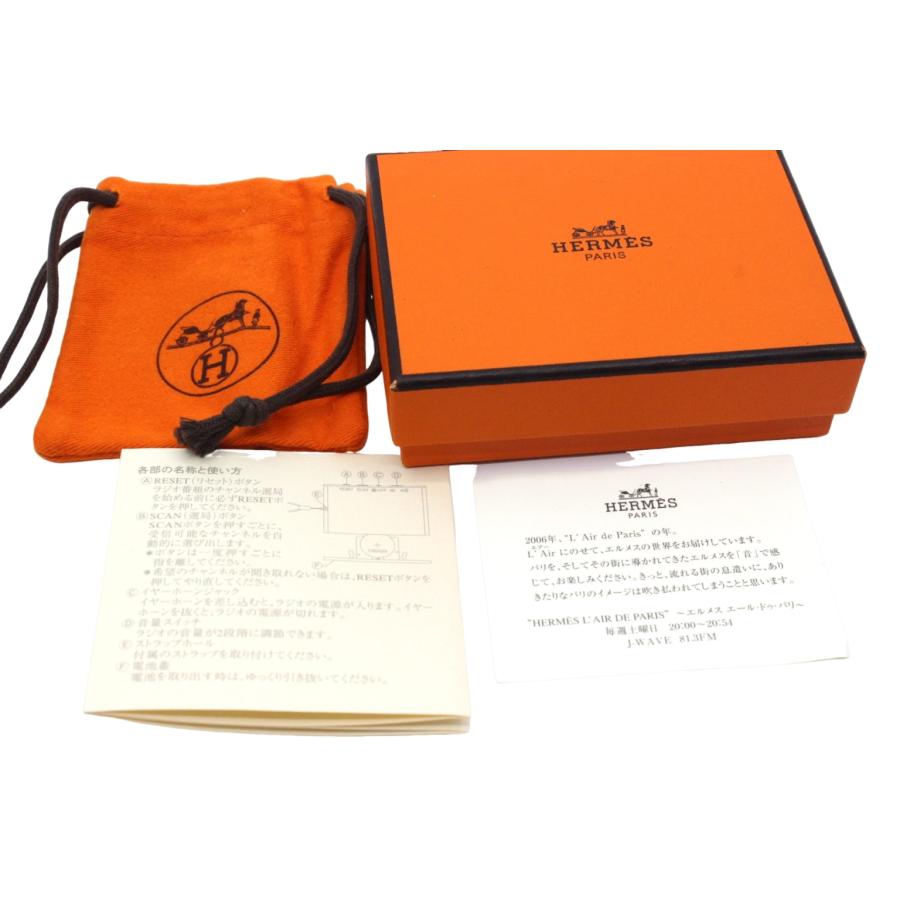 HERMES エルメス ラジオ FMラジオ 銀座限定 2006年 レザーケース HERMES エルメス ラジオ FMラジオ 銀座限定 2006年 レザーケース