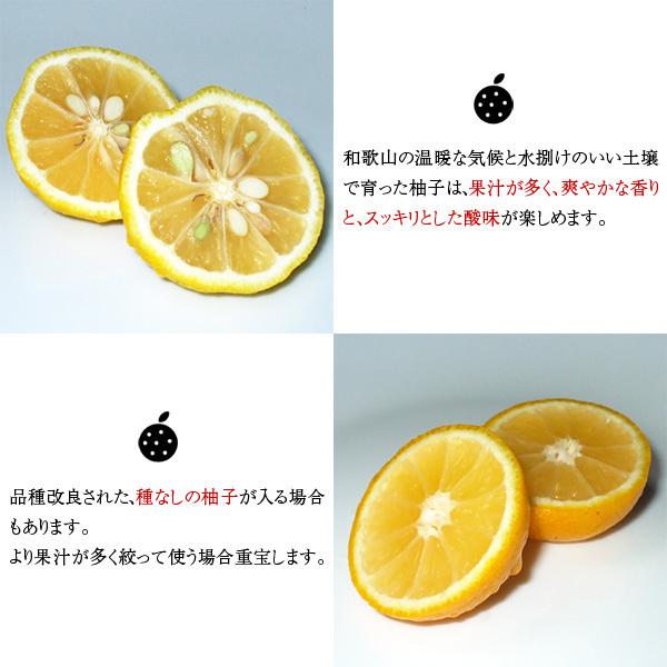 産地直送！ 和歌山産 本柚子（ゆず）とレモン 1kg : lemon-yuzu1000 