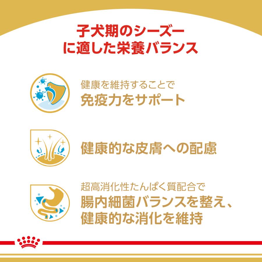 ロイヤルカナン 犬 ドッグフード シーズー専用フード 子犬用 1.5kg×6個_2