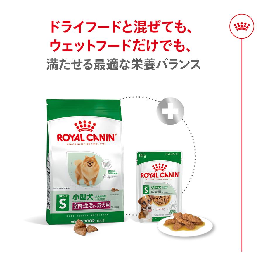 ロイヤルカナン 犬 ドッグフード ミニ インドア アダルト 2kg×6個 室内で生活する小型犬専用 成犬用