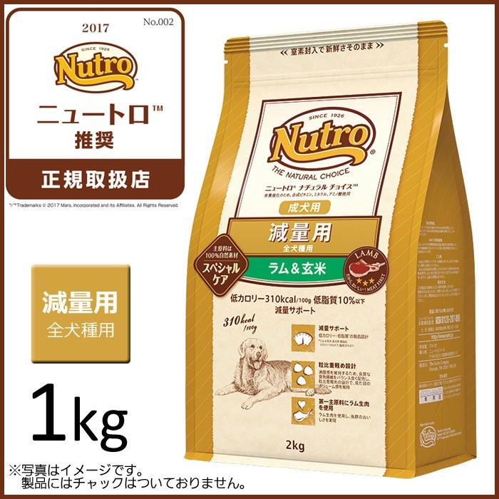 ニュートロ ナチュラルチョイス ドッグフード 減量用 成犬用 ラム＆玄米 1kg｜koji