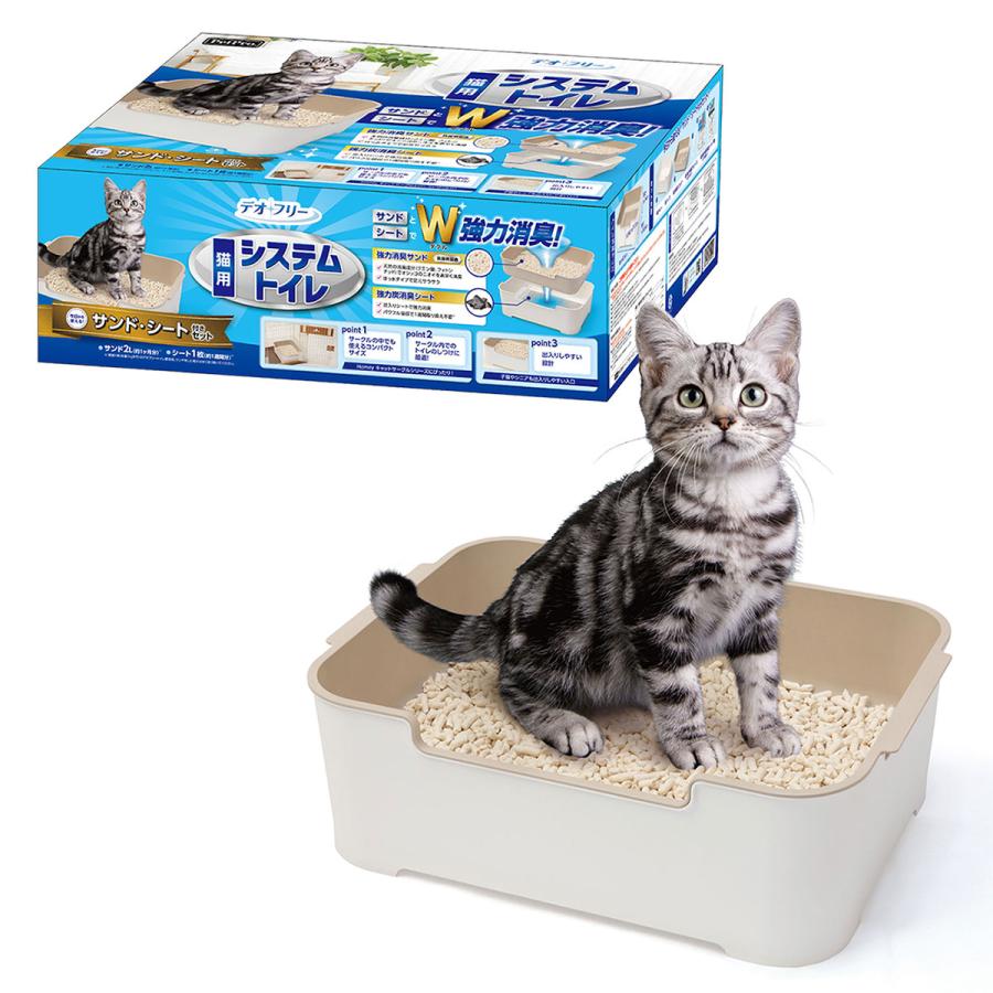PetPro ペットプロ デオフリー猫用システムトイレセット PetPro ペットプロ デオフリー猫用システムトイレセット