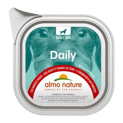アルモネイチャー ドッグフード デイリーメニュードッグ 牛肉とポテト入りお肉のご馳走 100g 犬 ウェットフード | アルモネイチャー