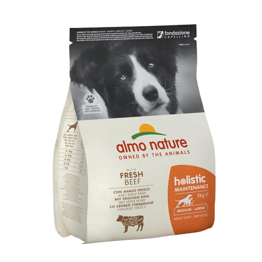 アルモネイチャー ドッグフード ホリスティックドライフード 中型犬用 ビーフ 2kg 犬 ドライ 総合栄養食 成犬 | アルモネイチャー