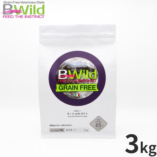 犬用品 B-Wild ダック with ポテト 3kg 幼犬用2袋セット販売