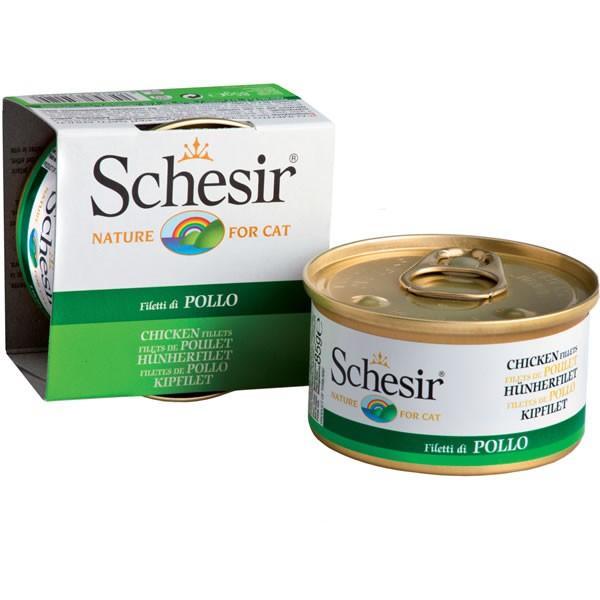 シシア（Schesir） ゼリータイプ チキン 85g×14缶（キャットフード 猫