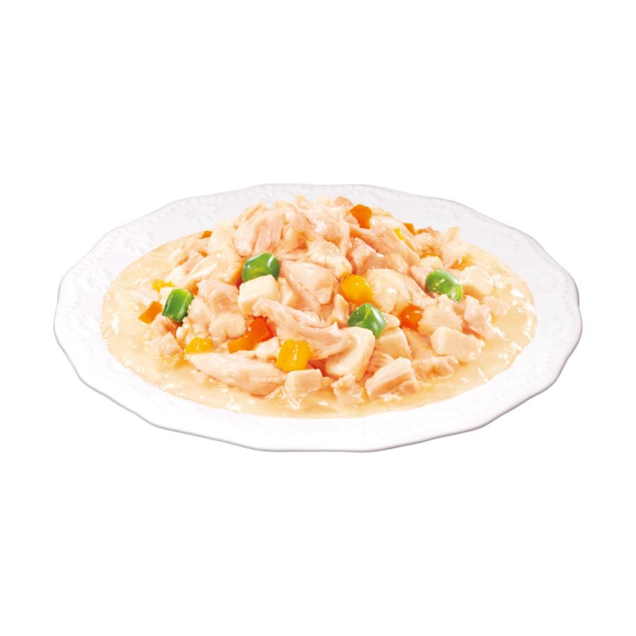 シーザー ドッグフード パウチ 成犬用 ごろっと蒸しささみ 彩り野菜