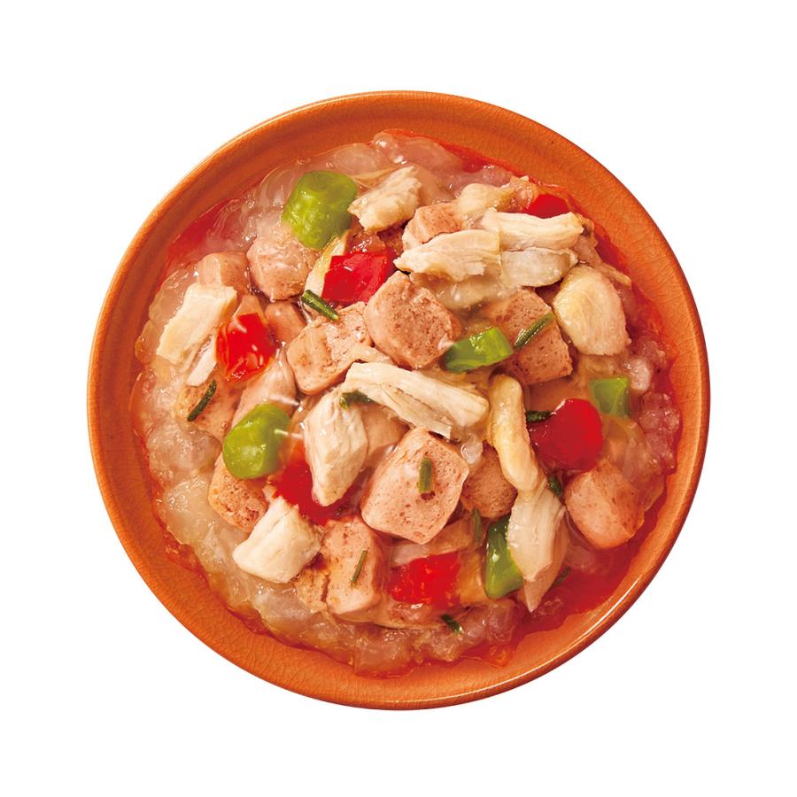 シーザー 成犬用 自然素材レシピ 蒸しささみ 厳選ビーフ＆パプリカ