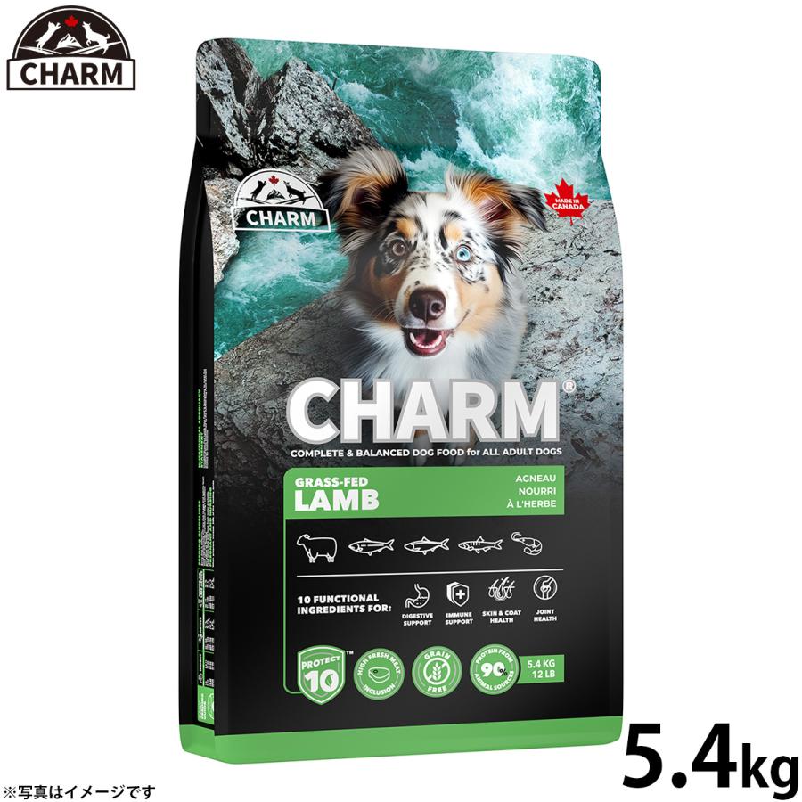 チャーム CHARM グラスフェッドラム ラム肉 ドッグフード グレインフリー 5.4kg 無添加 穀物不使用 犬 | 