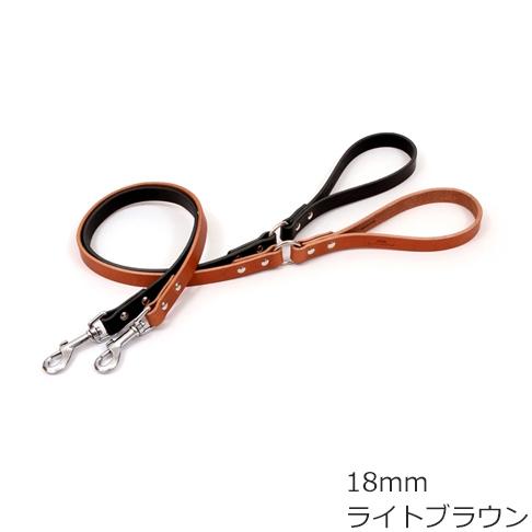 新品【coloco】犬用リード／栃木レザー 18mm 90cm ライトブラウン