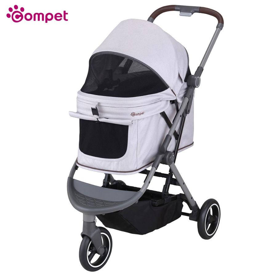 Combi コムペット ペットカート ルルテイル ロックグレー : コジコジ