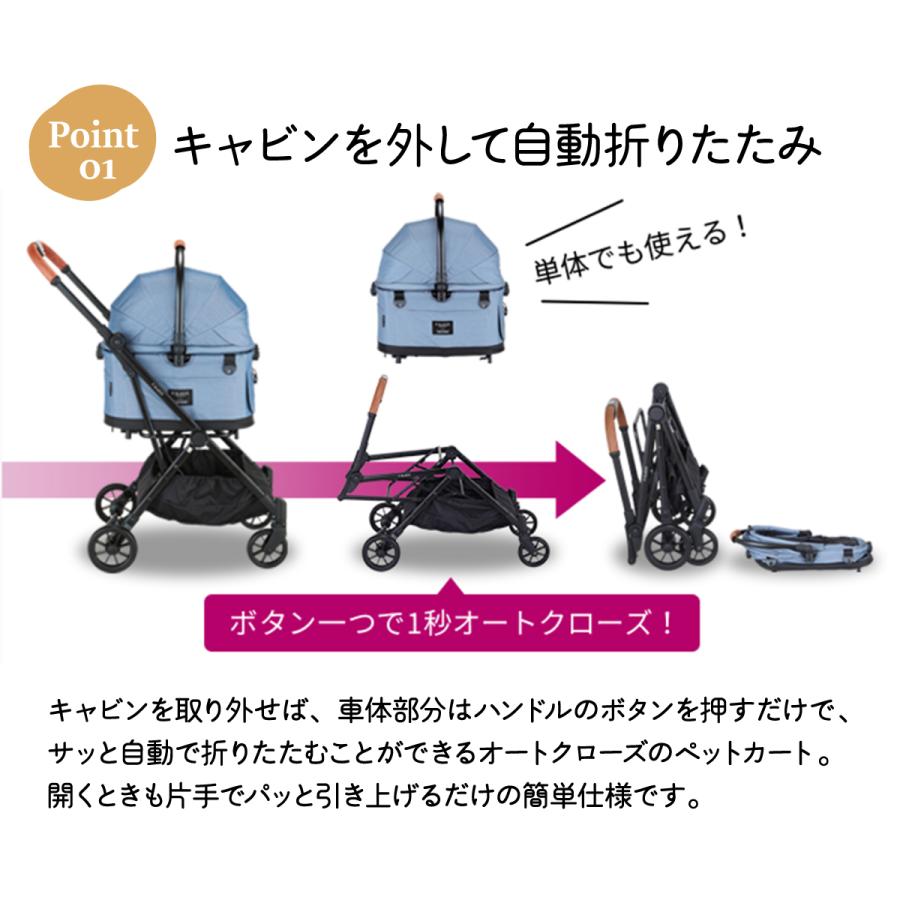 フィカゴー FLYTTA フリッタ　キャビンのみ　未使用　最安値 Combi（コンビ） コムペット ペットカート フィカゴー フリッタ グレー
