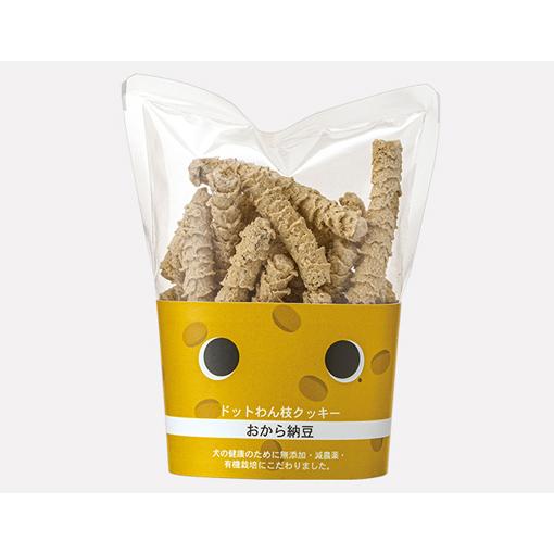 ドットわん トリーツ 枝クッキー おから納豆 45g 無添加 愛犬用おやつ 国産 | ドットわん