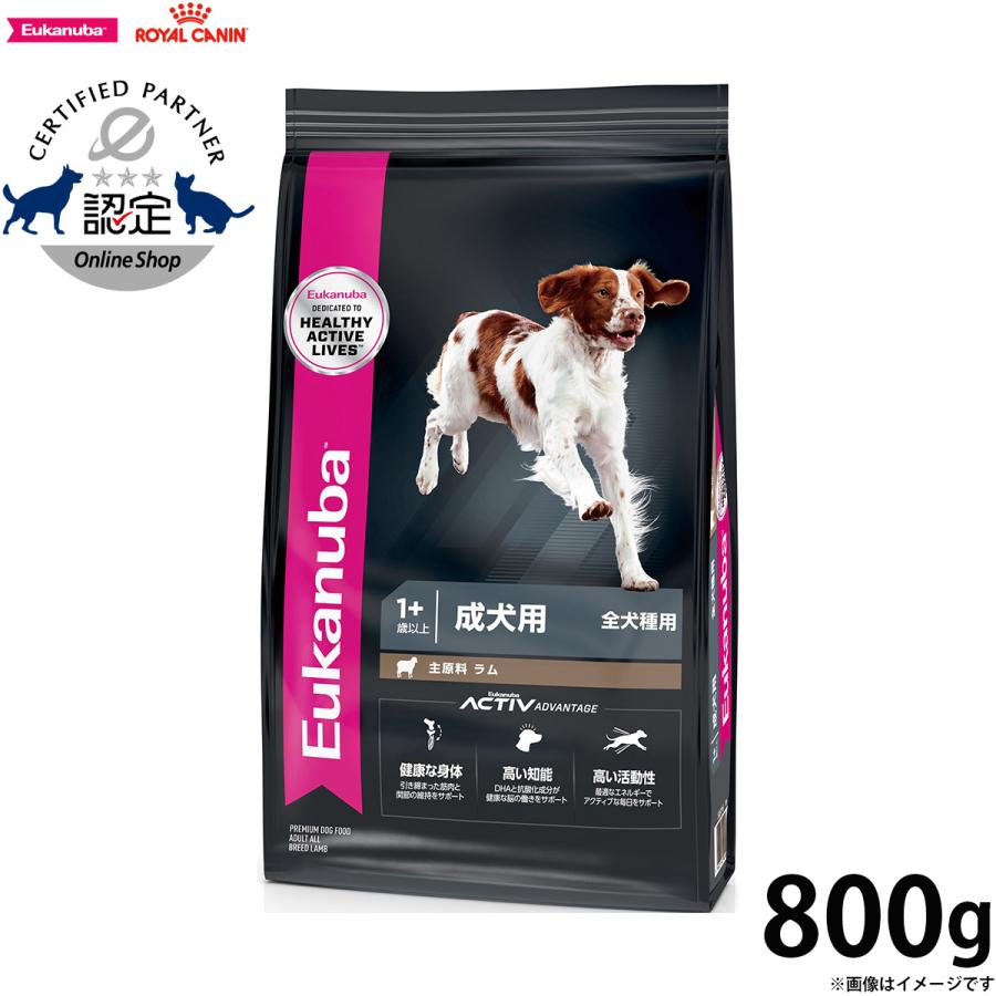ユーカヌバ（Eukanuba） ドッグフード アダルト ラム＆ライス 800g