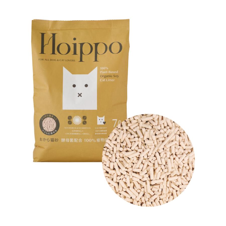 Hoippo（ホイッポ） 植物由来100% おから猫砂 7L : コジコジ - 通販