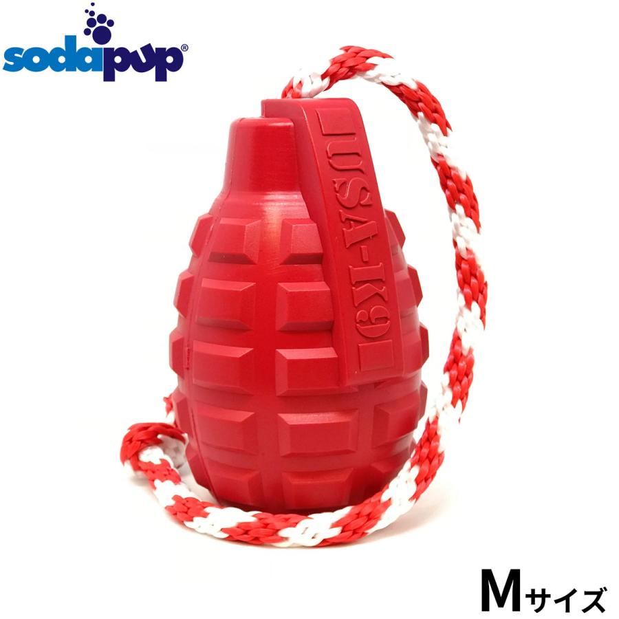ソダパップ USA-K9 タグトイ グレネードタグトイ M レッド ドッグトイ